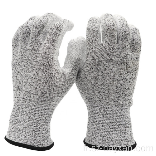 Gants anti-coupure HPPE personnalisés